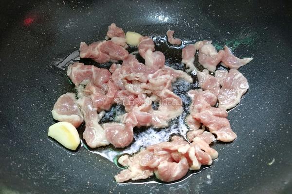 豇豆炒肉片的做法图解9