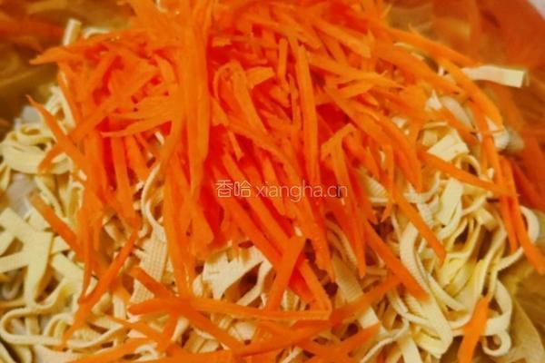 金针菇拌干豆腐胡萝卜丝的做法图解19
