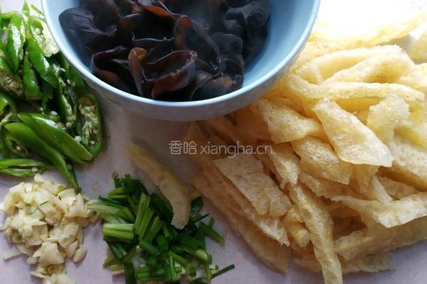 青椒肉皮的做法图解4