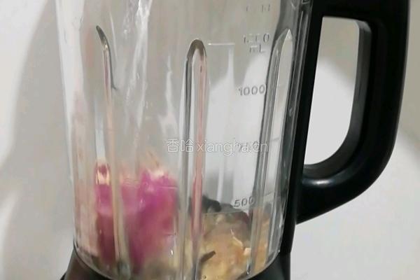 紫薯燕麦豆浆的做法图解3