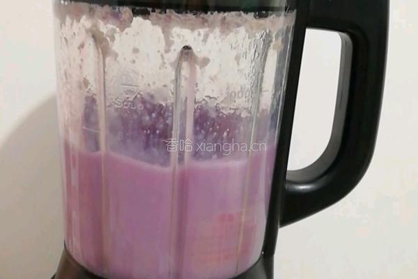 紫薯燕麦豆浆的做法图解4