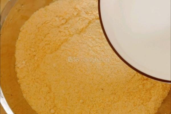 韭菜猪肉玉米菜团子的做法图解2