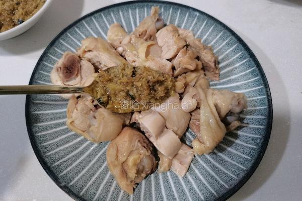 姜蓉白切鸡腿的做法图解5
