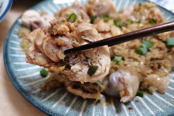 姜蓉白切鸡腿的做法图解7