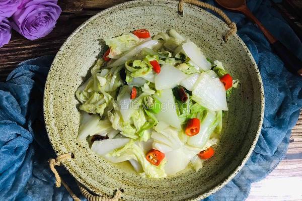 酸辣大白菜的做法图解6