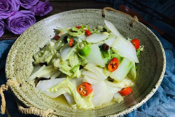 酸辣大白菜的做法图解7
