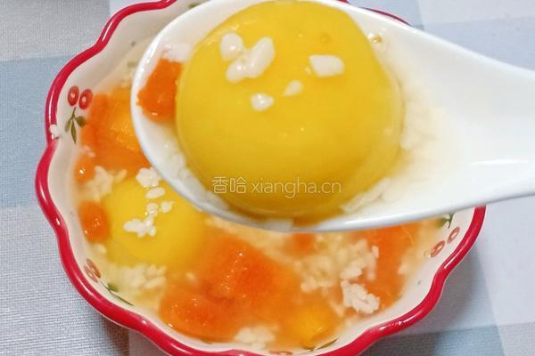 木瓜酒酿汤圆的做法图解11