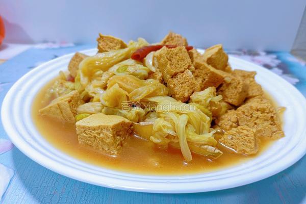冻豆腐炖白菜的做法图解19