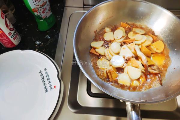 茨菰烧香干的做法图解7