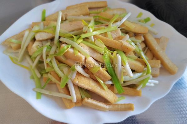 蒜黄炒豆腐的做法图解11