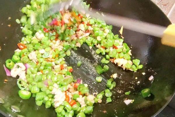 肉沫四季豆的做法图解7