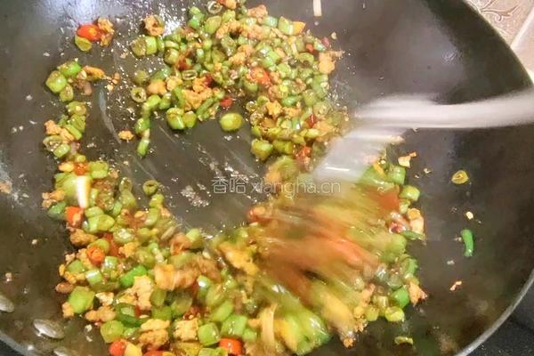肉沫四季豆的做法图解8