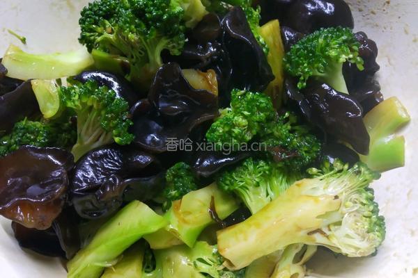 葱油木耳西兰花的做法图解7