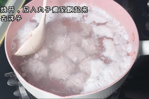 紫菜丸子汤的做法图解5