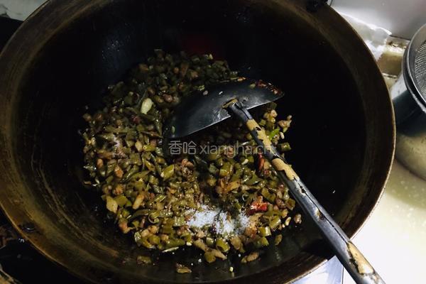 酸豆角炒肉末的做法图解8