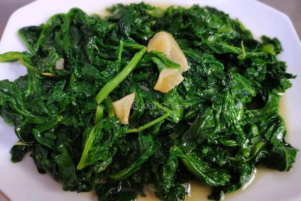 清炒苔菜叶的做法图解10