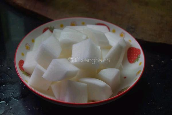 牛腩炖萝卜的做法图解3
