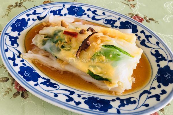鸡蛋瘦肉肠粉的做法图解7