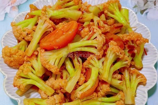 番茄菜花的做法图解16