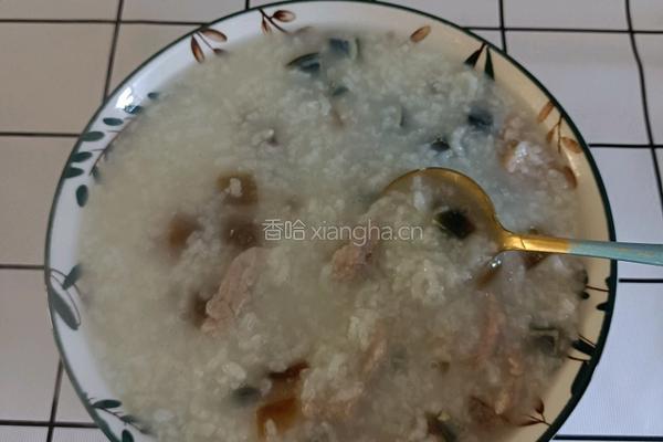 皮蛋瘦肉粥的做法图解13