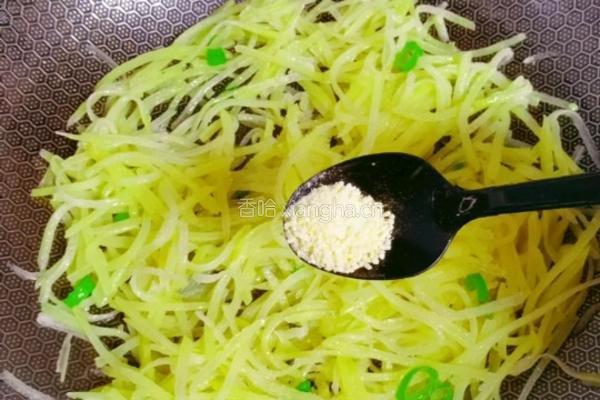 爆炒土豆丝的做法图解11