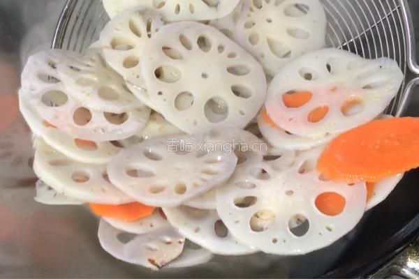 辣炒藕片的做法图解5