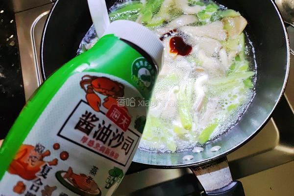 莴笋平菇鸡蛋汤的做法图解5