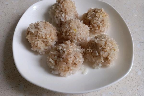 珍珠丸子的做法图解8