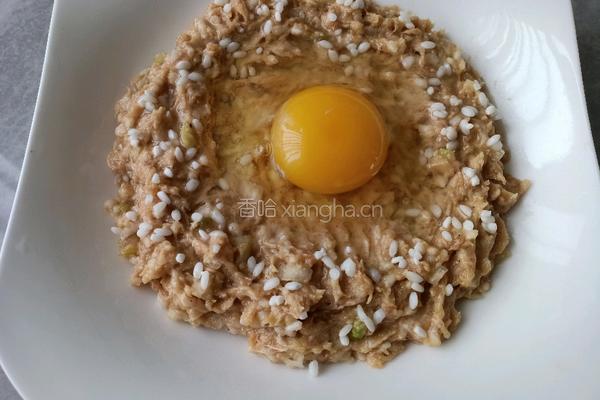 珍珠鸡蛋蒸肉饼的做法图解7