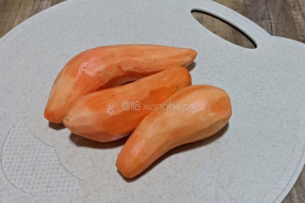 黑芝麻红薯饼的做法图解2