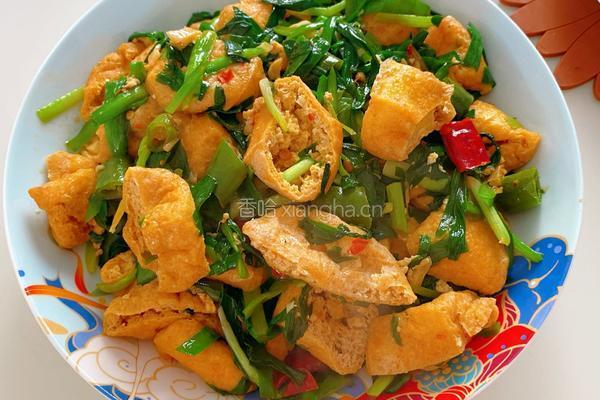 豆泡炒韭菜的做法图解11
