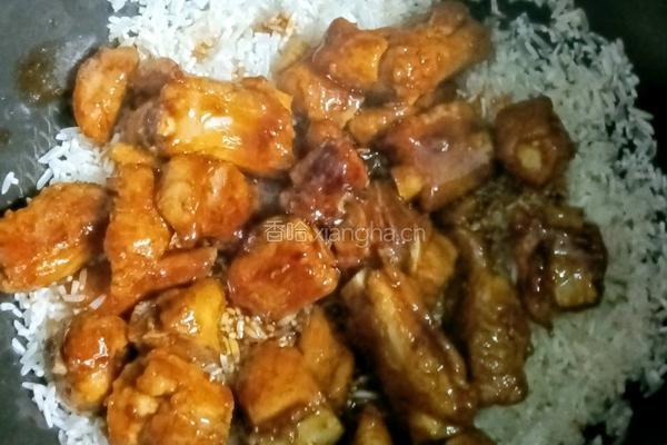 排骨时蔬焖饭的做法图解8