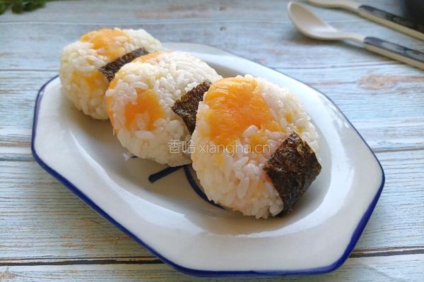 红薯芝士饭团的做法图解1