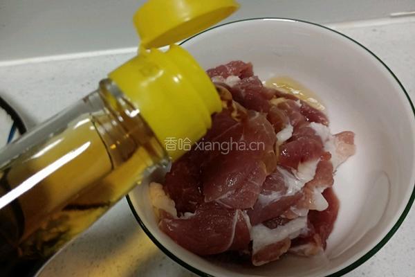 蒜苔炒肉的做法图解3