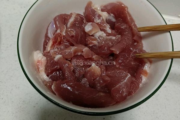 蒜苔炒肉的做法图解6