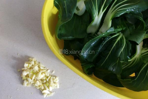 蒜蓉蚝油青菜的做法图解2