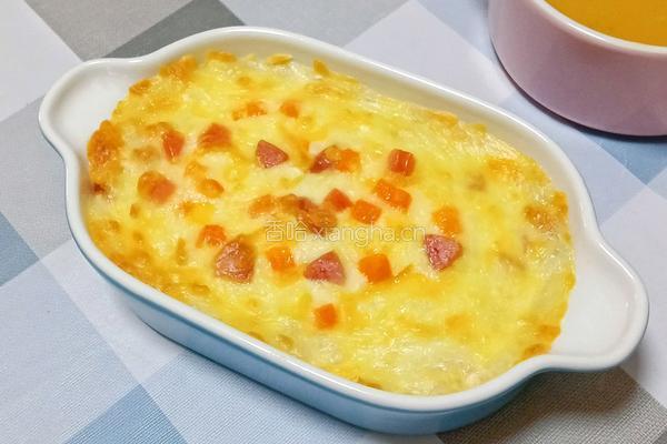 香肠时蔬焗饭的做法图解13