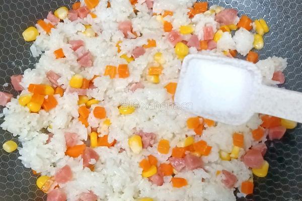香肠时蔬焗饭的做法图解6
