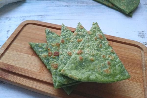 菠菜烙饼的做法图解1