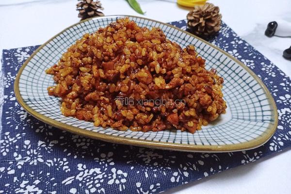 肉末火腿炒饭的做法图解13