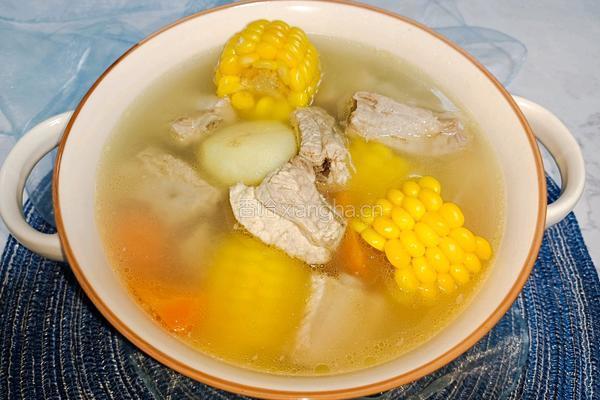 排骨玉米马蹄汤的做法图解11