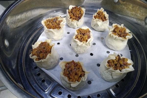 肉末火腿烧麦的做法图解16
