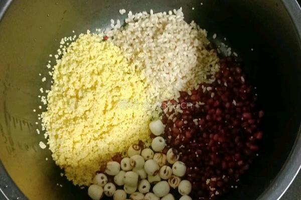小米糙米红豆粥的做法图解6