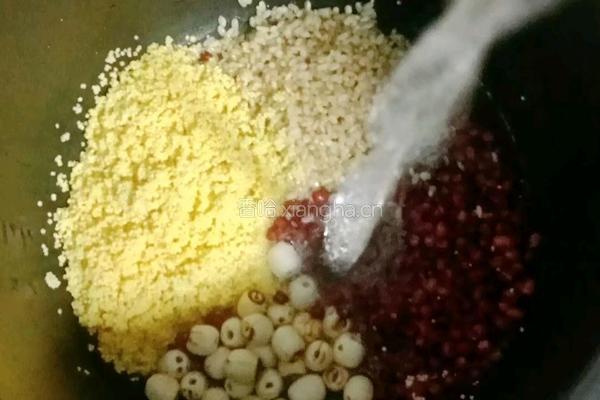 小米糙米红豆粥的做法图解7