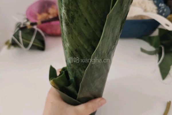 大米猪肉粽的做法图解19
