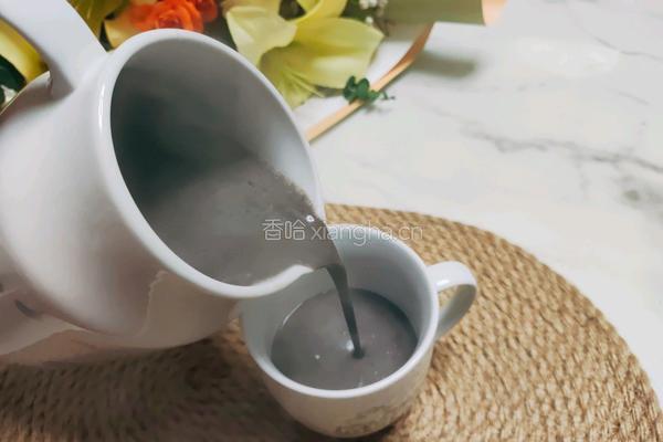 养生黑米糊的做法图解3