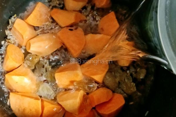 七色糙米红薯粥的做法图解7
