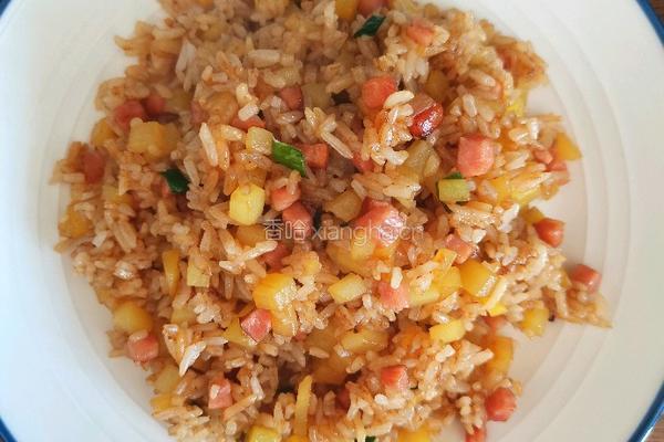 火腿土豆炒饭的做法图解8