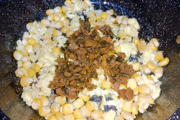 外婆菜蛋炒饭的做法图解6