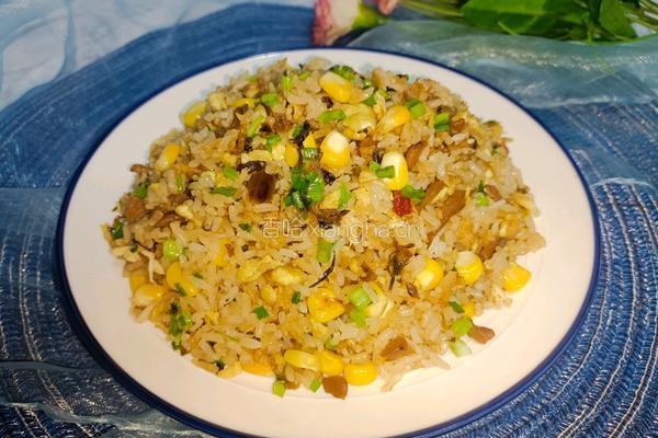 外婆菜蛋炒饭的做法图解12